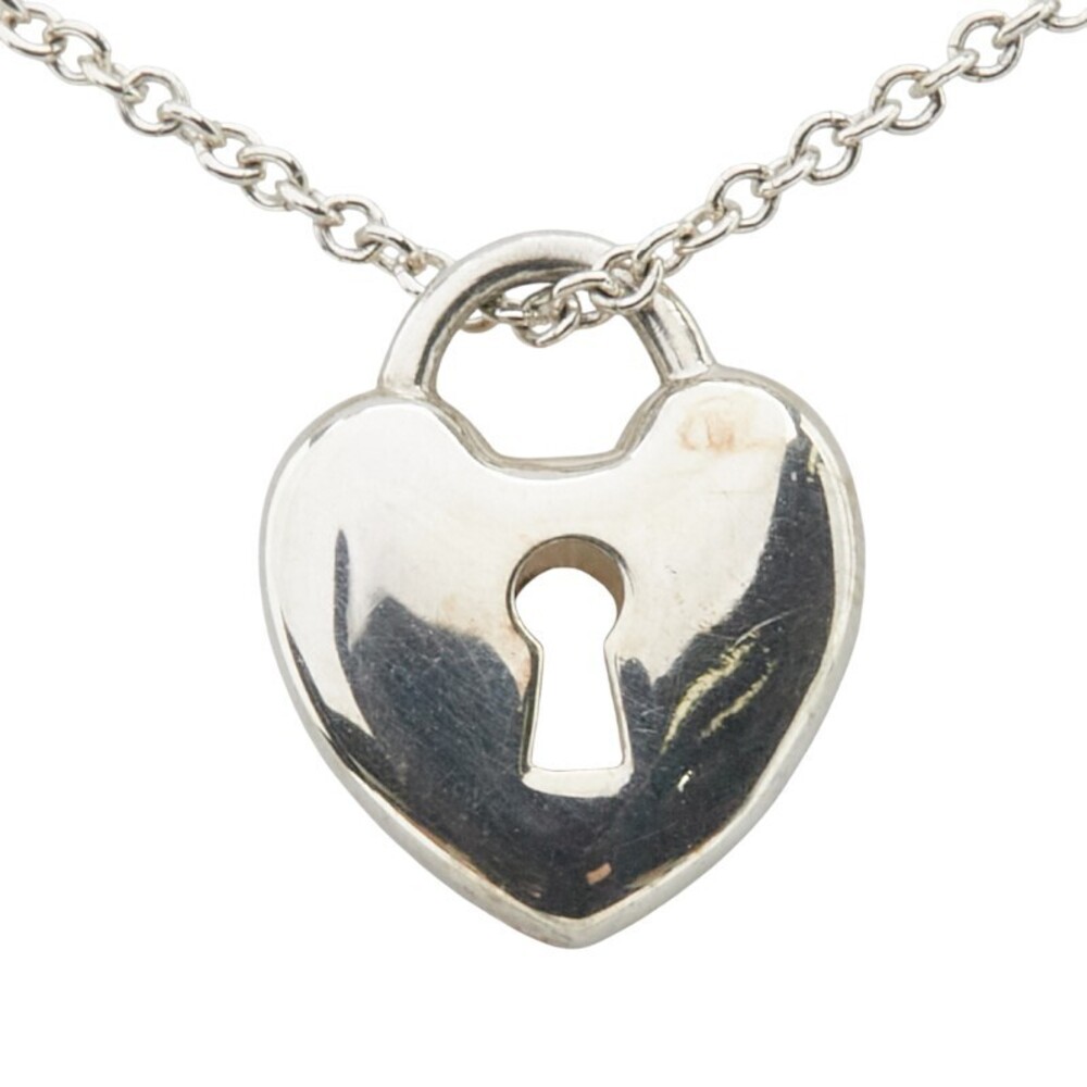 Tiffany Heart Lock Necklace Silver Co